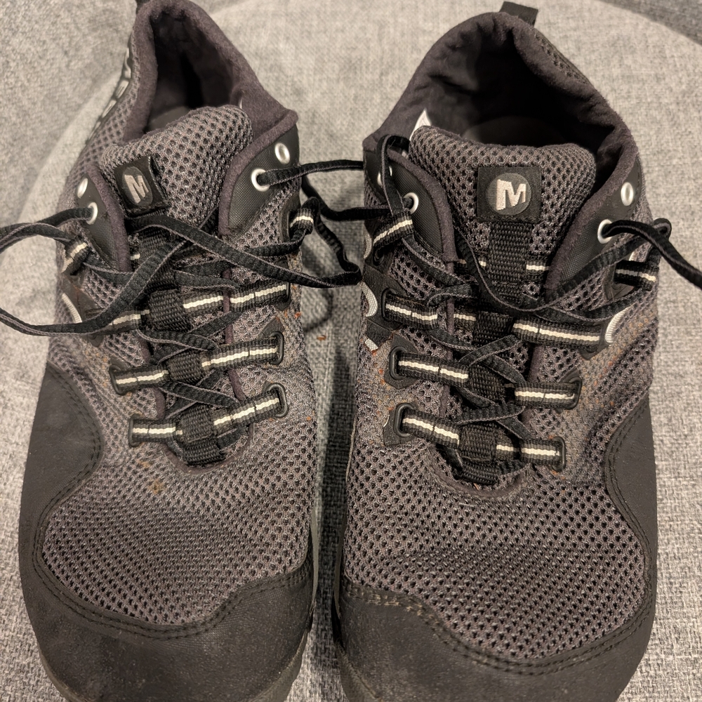 Merrell Men's Charcoal and Black Athletic Shoes